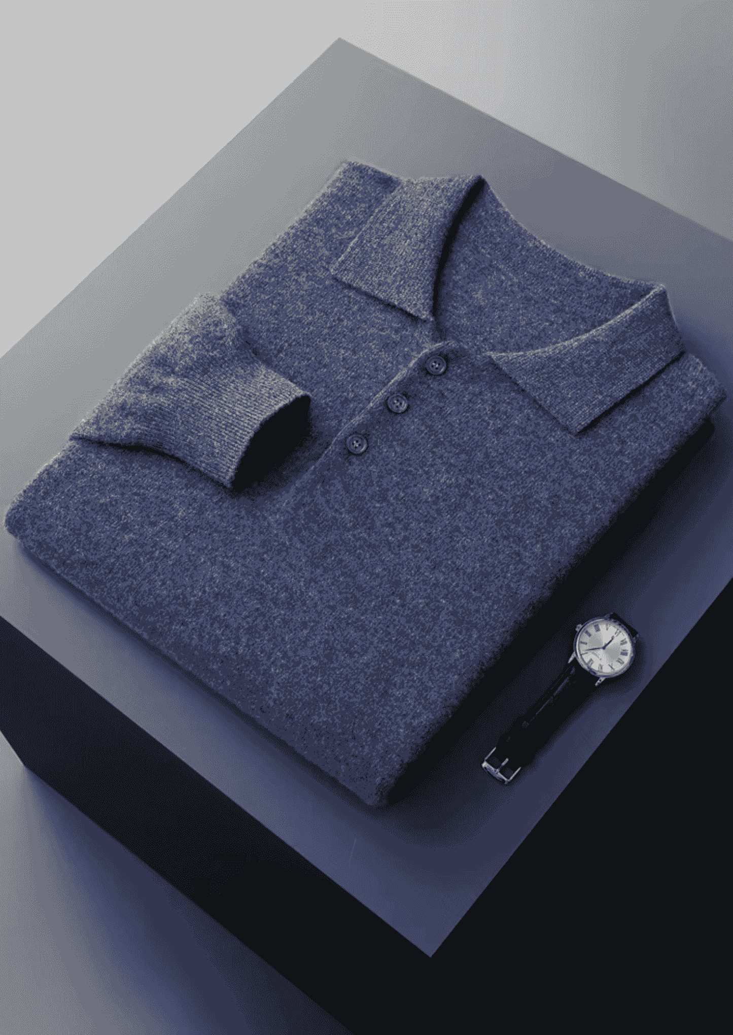 Men's Extra-Fine Merino Wool Classic Sweater Polo – Slim Fit – ASCENDARY®