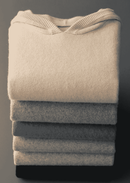 Men's 100% Cashmere Leisure Hoodie – Luxury Knitwear – ASCENDARY®