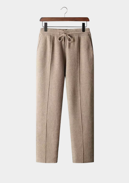 Men's Extra-Fine Merino Wool Leisure Trousers – Tailored Fit – ASCENDARY®