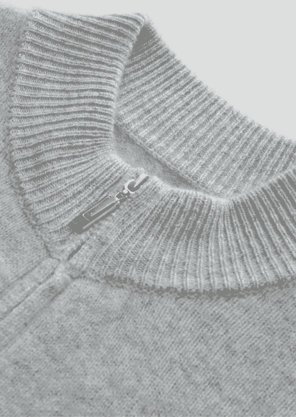 PURE EXTRA-FINE MERINO WOOL LUZZO SET - LIGHT GRAY