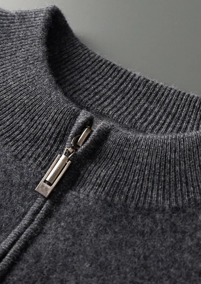 Men's Extra-Fine Merino Wool Striped Cardigan – ASCENDARY®