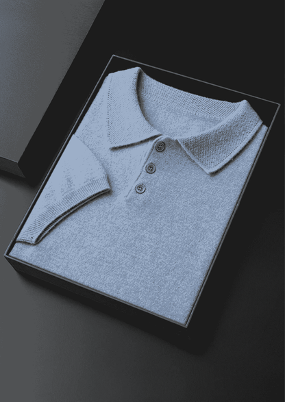 PREMIUM CASHMERE CLASSIC POLO SHIRT