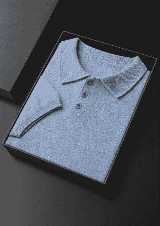 PREMIUM CASHMERE CLASSIC POLO SHIRT