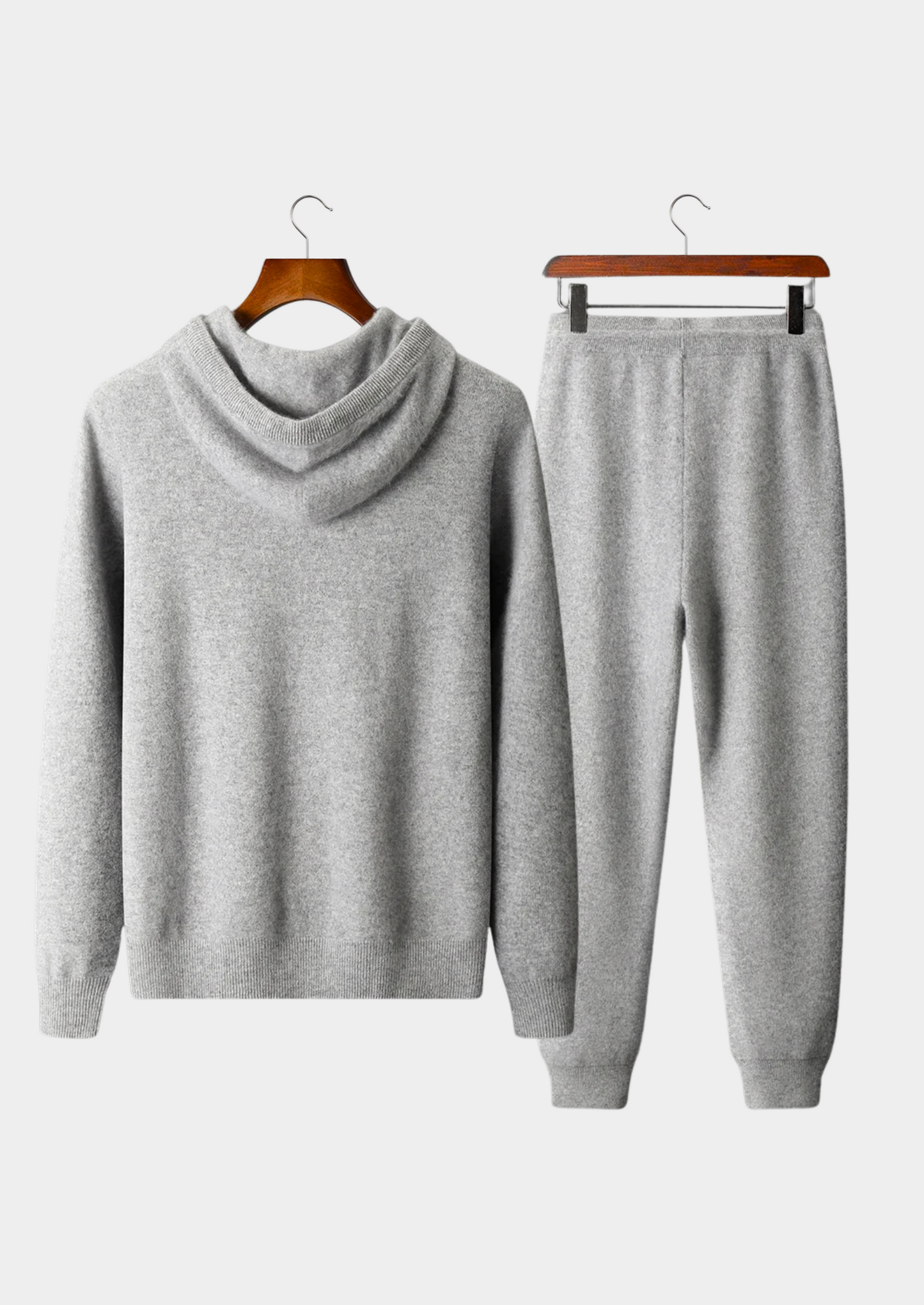 Men's 100% Cashmere Leisure Set – Zip Cardigan & Joggers – ASCENDARY®
