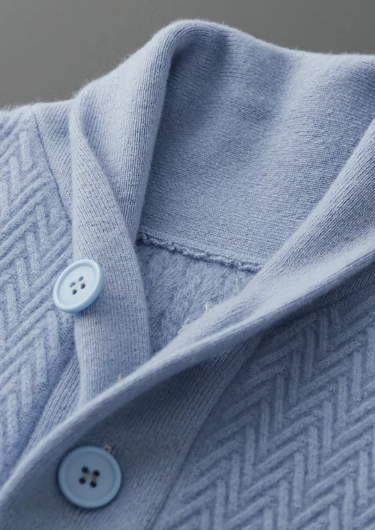 Men's 100% Cashmere Zigzag Button Sweater – Luxury Knitwear – ASCENDARY®