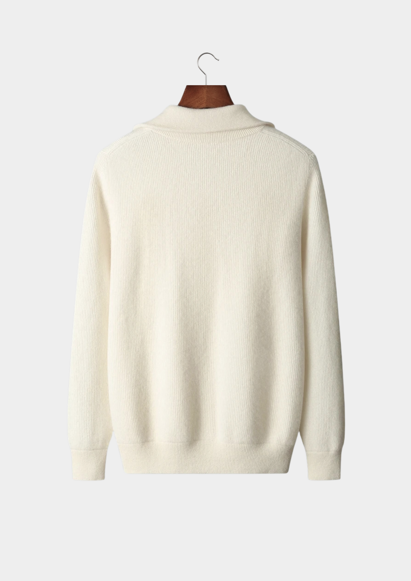Men's Extra-Fine Merino Wool Ribbed Zip Cardigan – ASCENDARY®