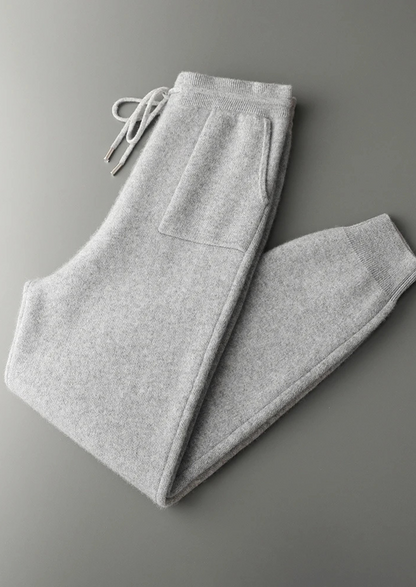 Men's 100% Cashmere Leisure Set – Zip Cardigan & Joggers – ASCENDARY®