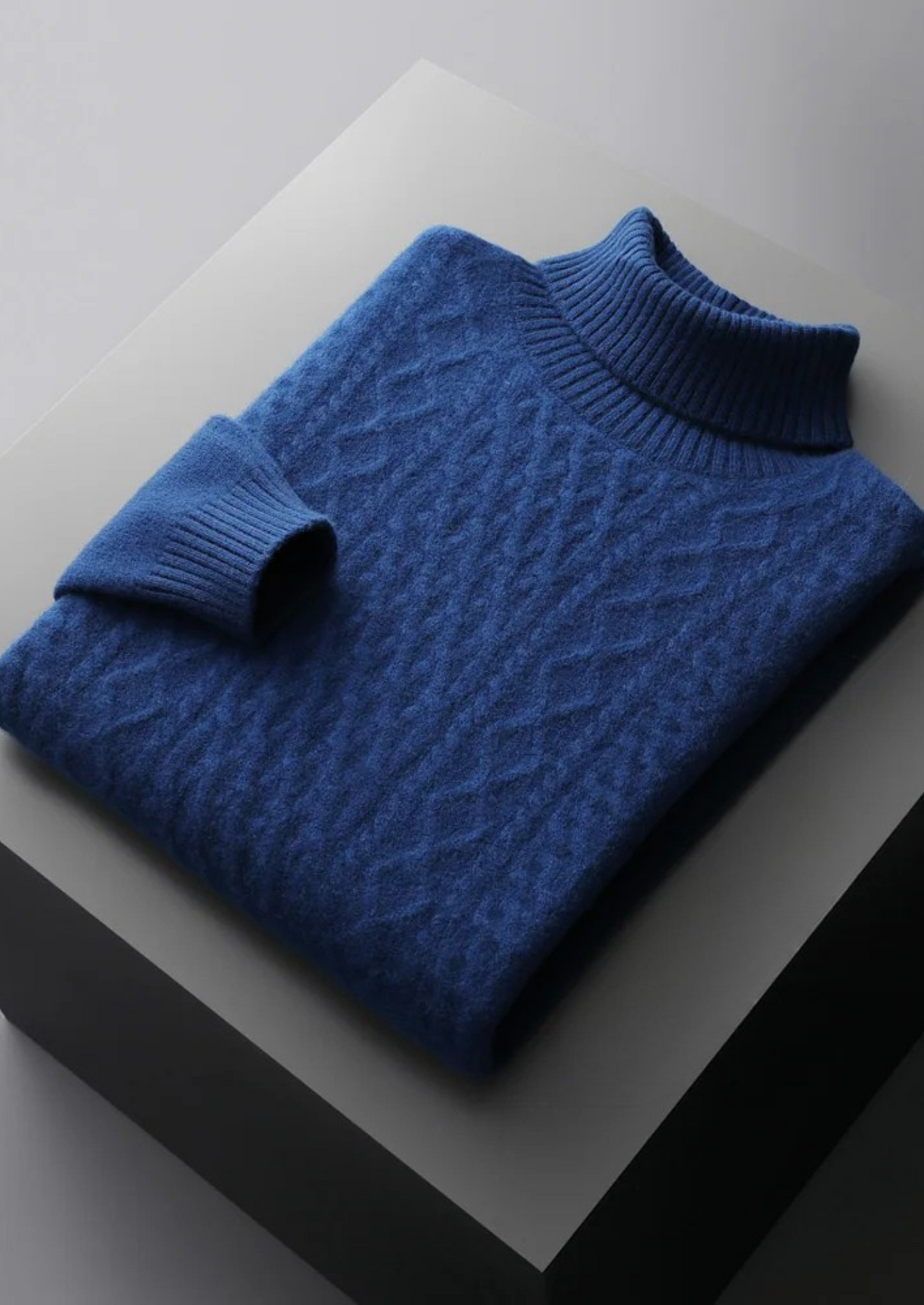 Men's Extra-Fine Merino Wool Heavyweight Rollneck – Winter Knitwear – ASCENDARY®