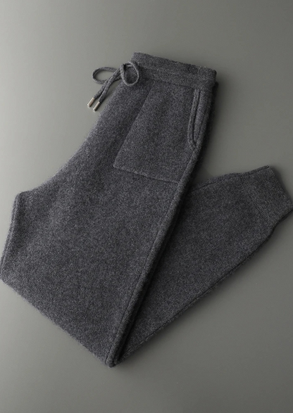 Men's 100% Cashmere Leisure Set – Zip Cardigan & Joggers – ASCENDARY®