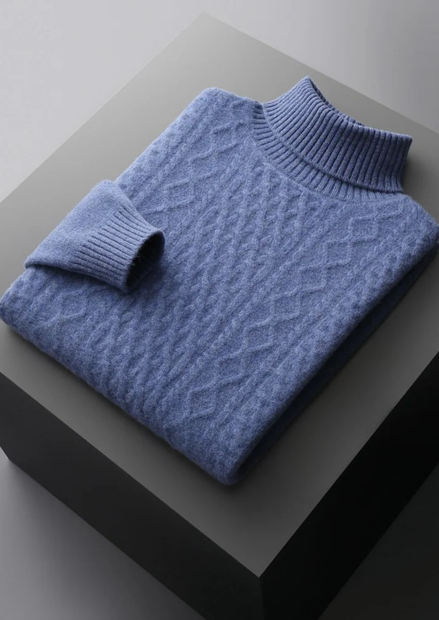 Men's Extra-Fine Merino Wool Heavyweight Rollneck – Winter Knitwear – ASCENDARY®