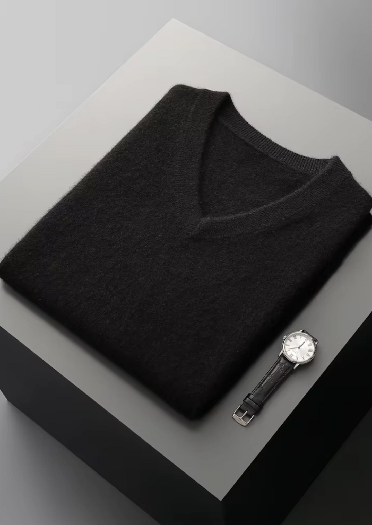 Men's Extra-Fine Merino Wool V-Neck Vest – ASCENDARY®