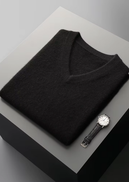 Men's Extra-Fine Merino Wool V-Neck Vest – ASCENDARY®