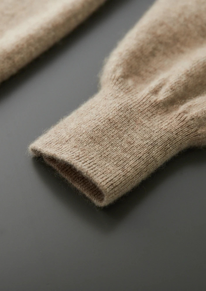 Men's Extra-Fine Merino Wool Raglan Mock Neck Sweater – ASCENDARY®