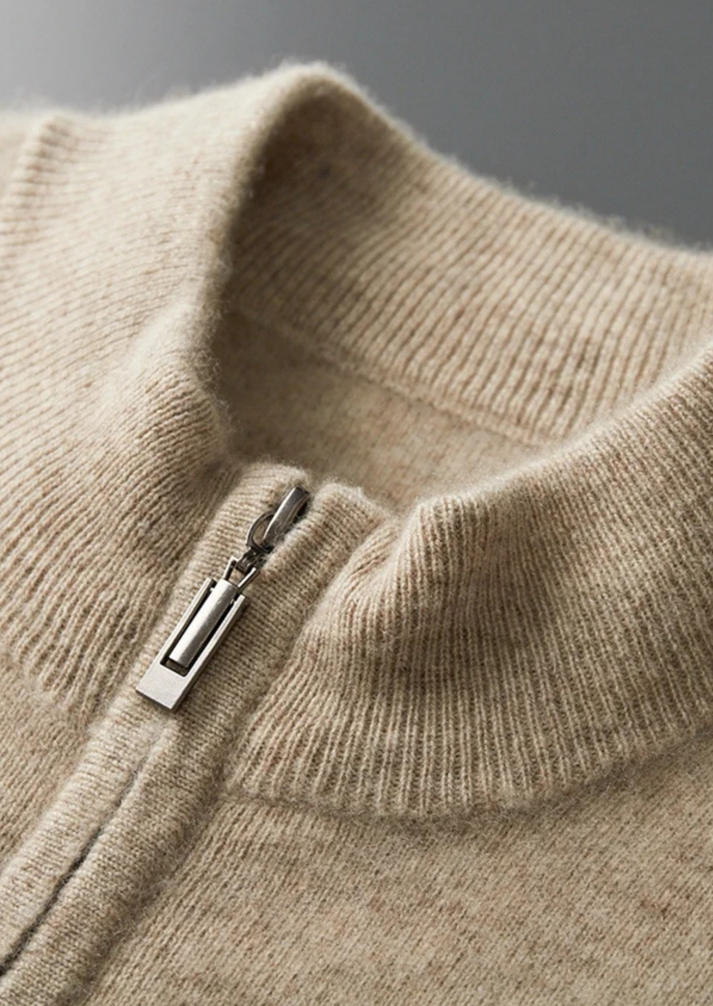Men's 100% Cashmere Leisure Set – Light Gray – Hoodie & Joggers – ASCENDARY®