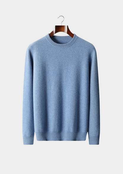 Men's Extra-Fine Merino Wool Crewneck Sweater – Classic Fit – ASCENDARY®
