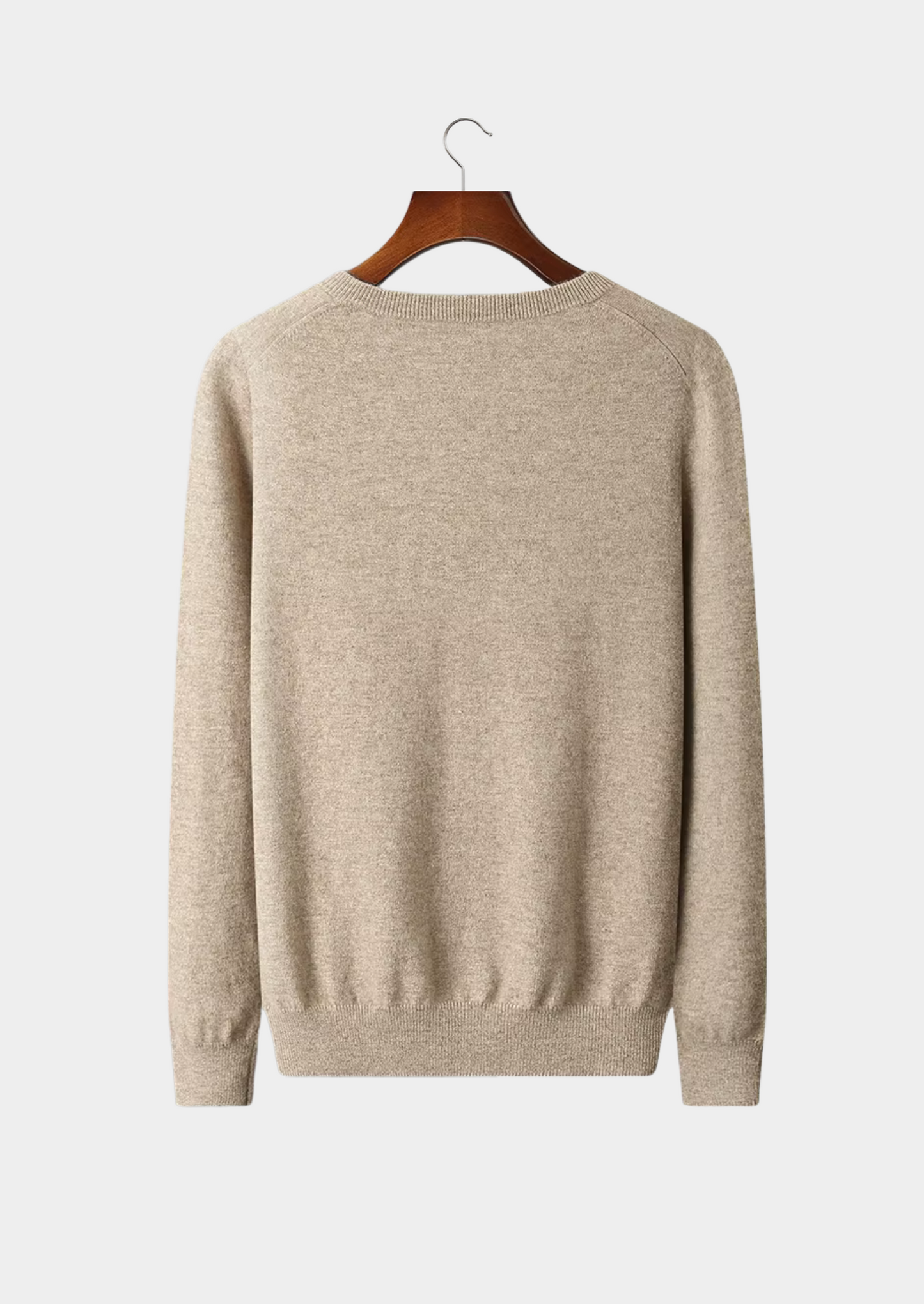 Men's Extra-Fine Merino Wool Classic V-Neck Sweater – ASCENDARY®