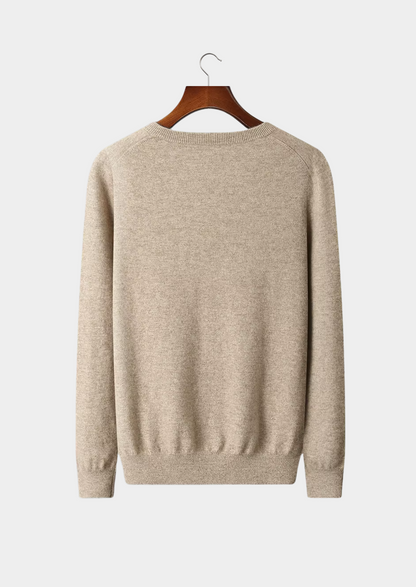 Men's Extra-Fine Merino Wool Classic V-Neck Sweater – ASCENDARY®