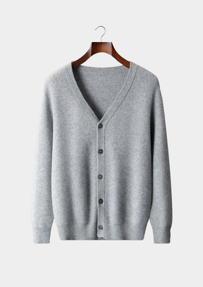 PURE EXTRA-FINE MERINO WOOL ESSENTIAL CARDIGAN