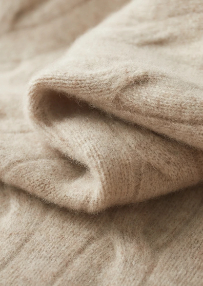 Men's Extra-Fine Merino Wool Cable Half-Zip Sweater – ASCENDARY®