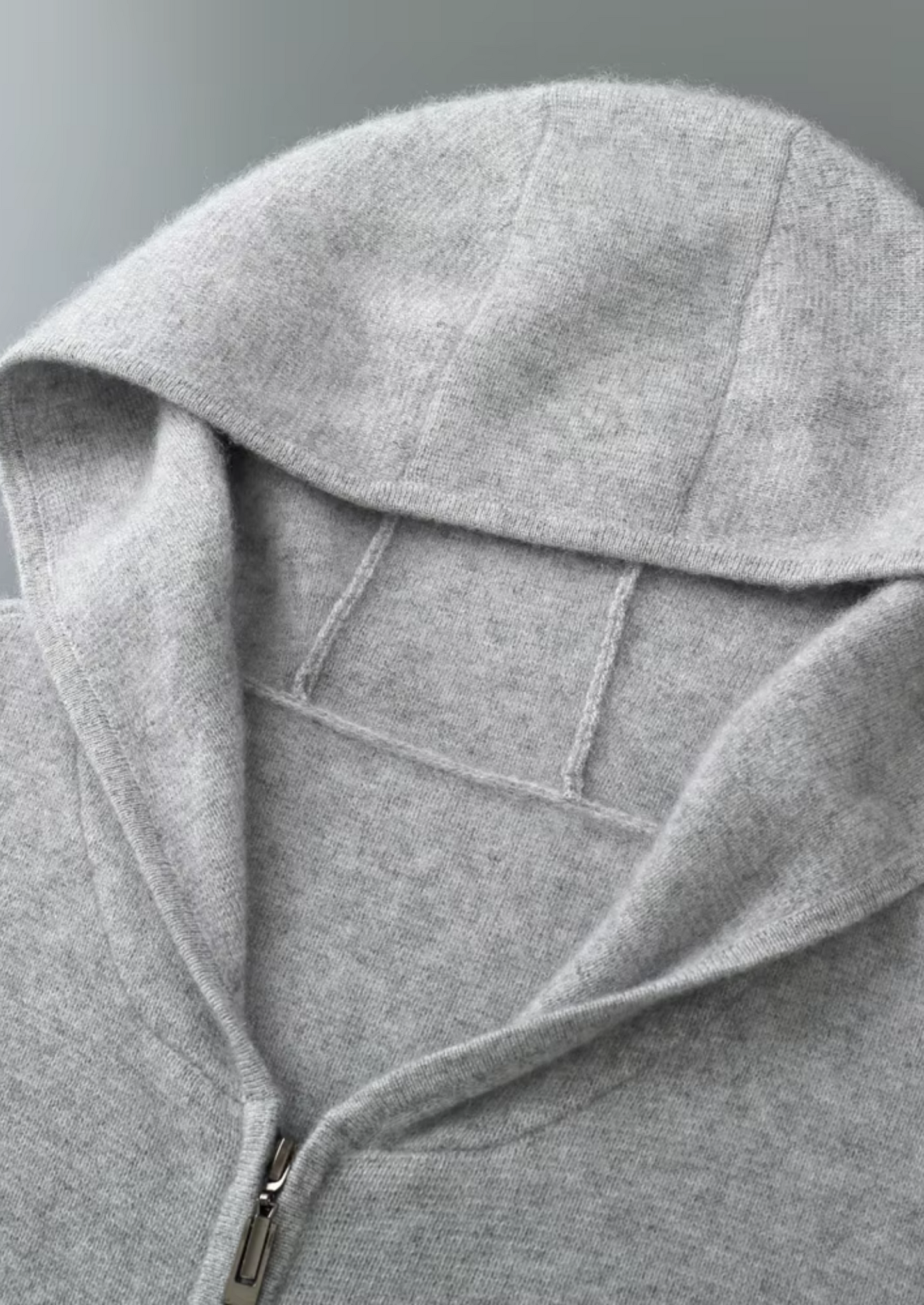 Men's Extra-Fine Merino Wool Zip-Up Hoodie – Slim Fit – ASCENDARY®