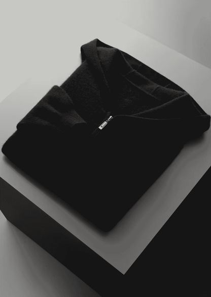 Men's Extra-Fine Merino Wool Zip-Up Hoodie – Slim Fit – ASCENDARY®