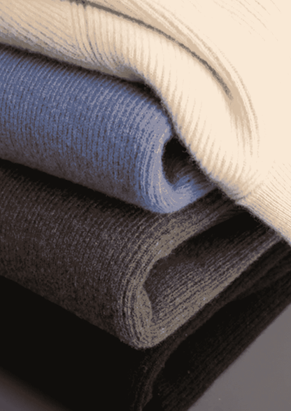 PURE EXTRA-FINE MERINO WOOL RIBBED ZIP CARDIGAN
