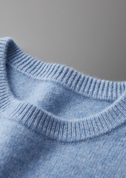 Men's Extra-Fine Merino Wool Crewneck Sweater – Classic Fit – ASCENDARY®