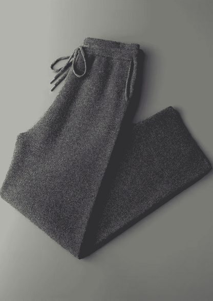 Men's 100% Cashmere Relaxed Trousers – Premium Loungewear – ASCENDARY®