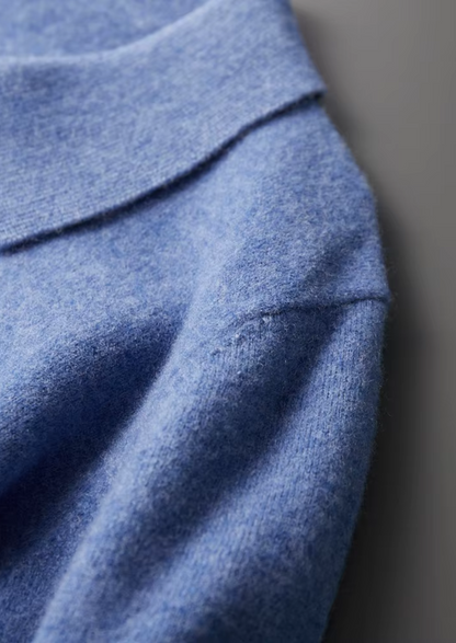 Men's Extra-Fine Merino Wool Half-Zip Polo Sweater – ASCENDARY®