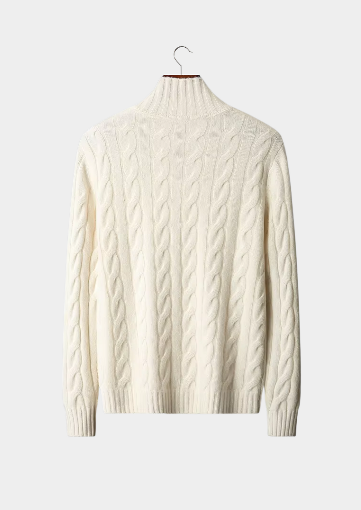 Men's Extra-Fine Merino Wool Dual-Zip Cable Cardigan – ASCENDARY®