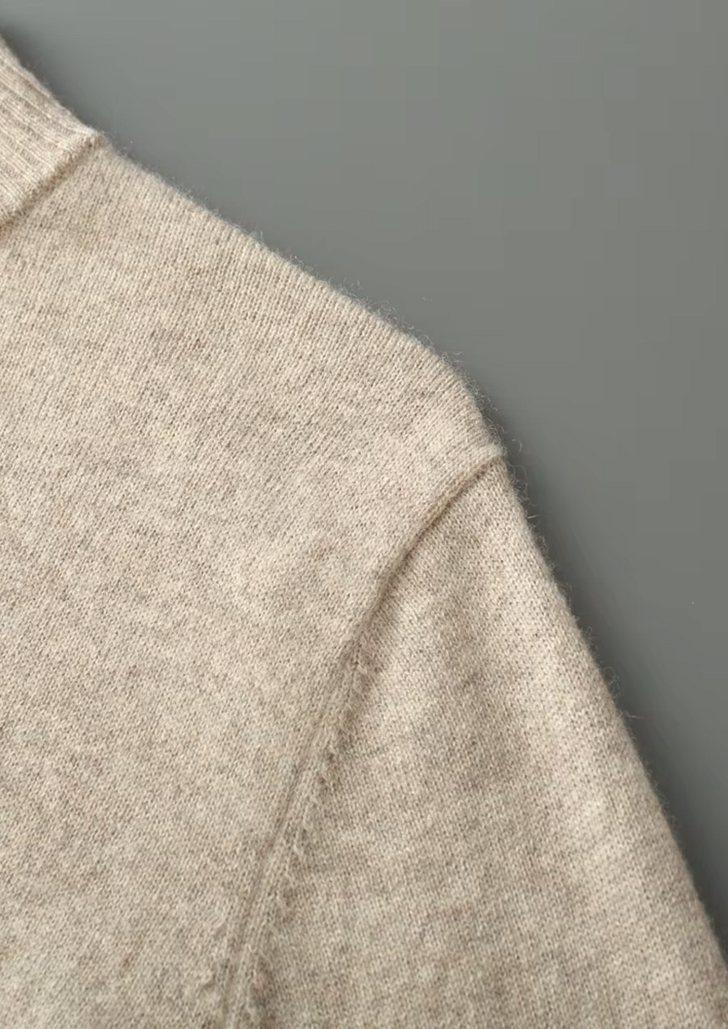 Men's Extra-Fine Merino Wool Half-Zip Pullover – Sand – ASCENDARY®