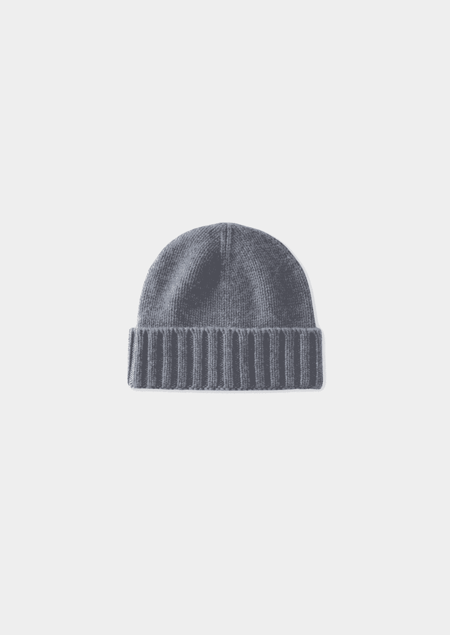LIGHT GRAY CASHMERE WINTERTIME BEANIE