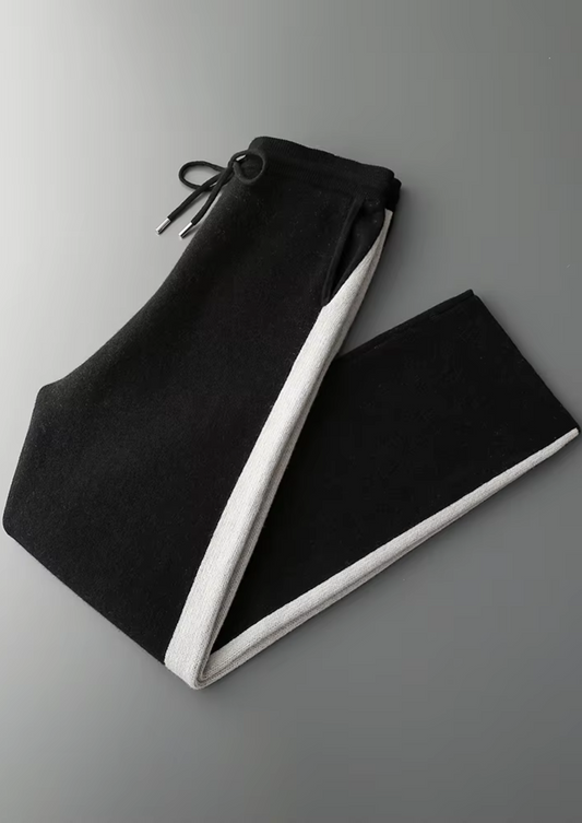 100% Cashmere Wide Leisure Trousers – Ultra-Soft | Skin-Gentle | ASCENDARY®