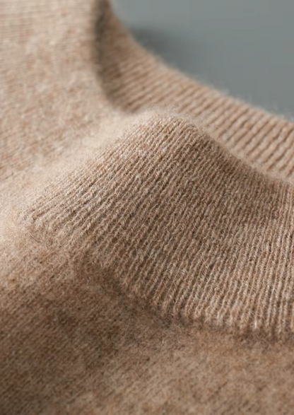Men's Extra-Fine Merino Wool Classic Mock Neck Sweater – ASCENDARY®