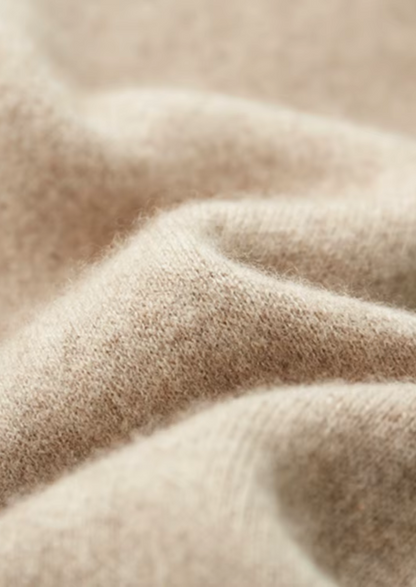 Men's 100% Cashmere Leisure Set – Sand – Hoodie & Joggers – ASCENDARY®
