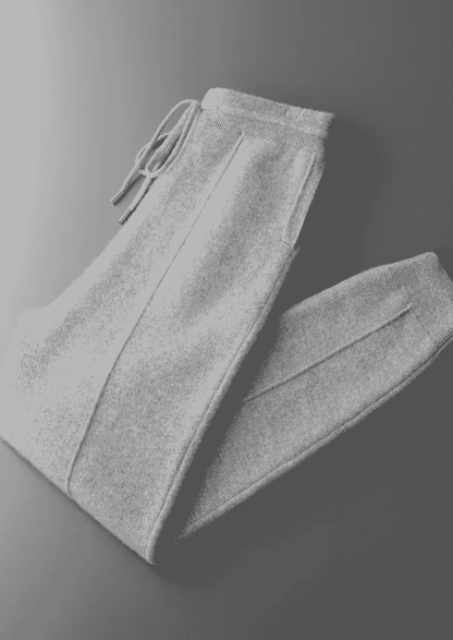 PURE EXTRA-FINE MERINO WOOL LEISURE JOGGERS