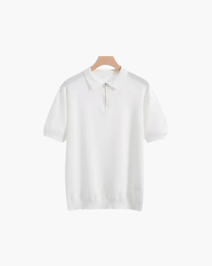 IBIZA Zip Up Polo – Breathable Mesh | Skin-Gentle | ASCENDARY®