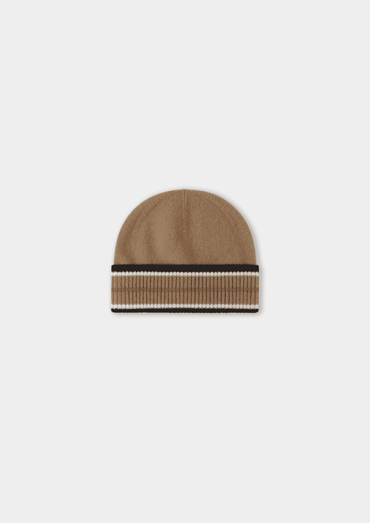 CARAMEL MERINO WOOL WINTERTIME BEANIE