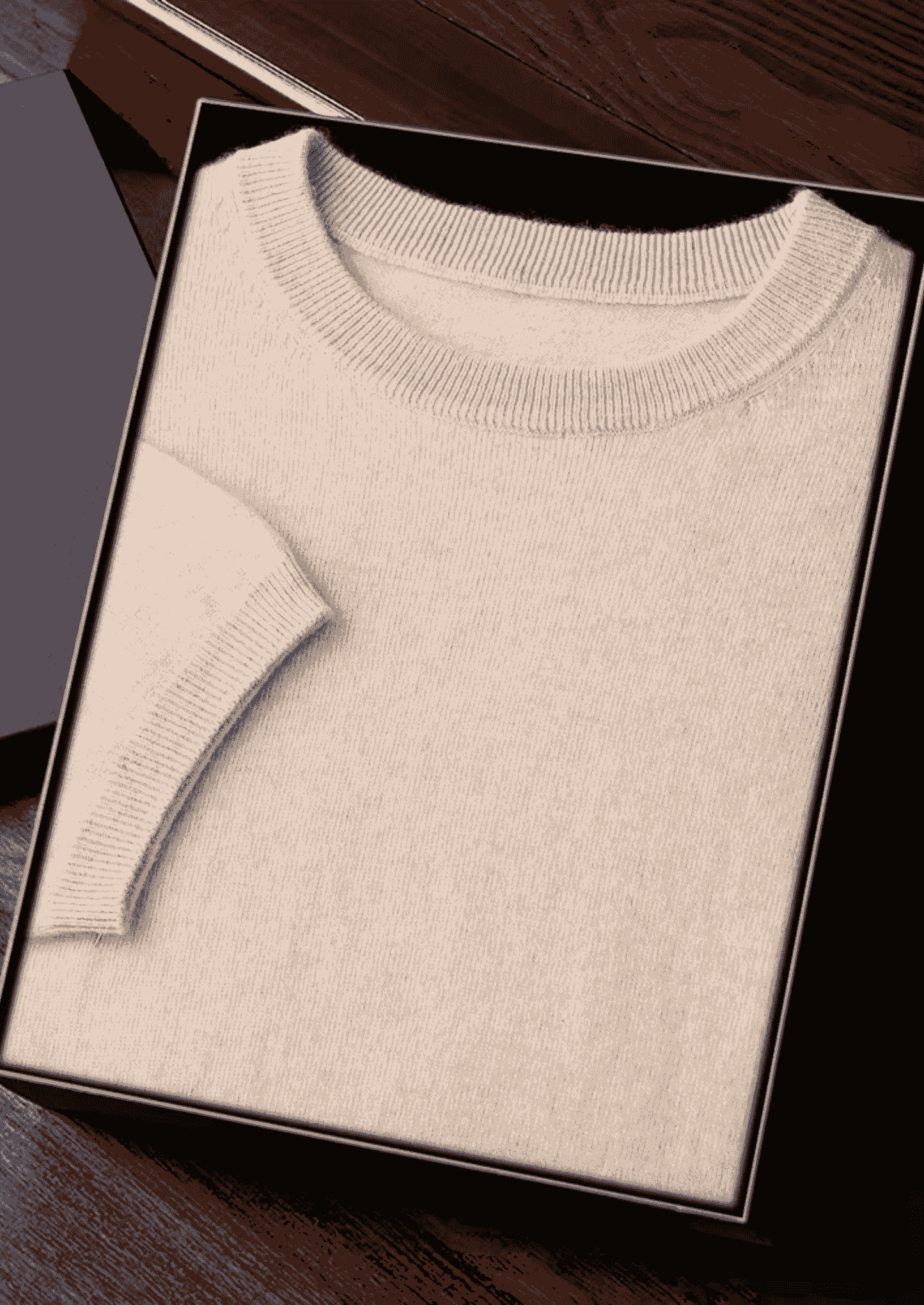 PREMIUM CASHMERE CLASSIC CREWNECK T-SHIRT