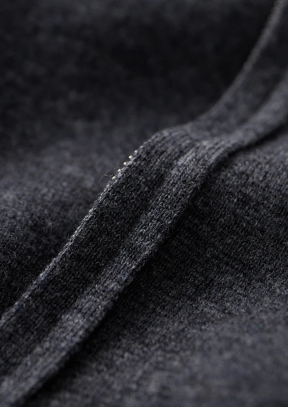 Men's 100% Cashmere Zip-Up Hoodie – Luxury Knitwear – ASCENDARY®