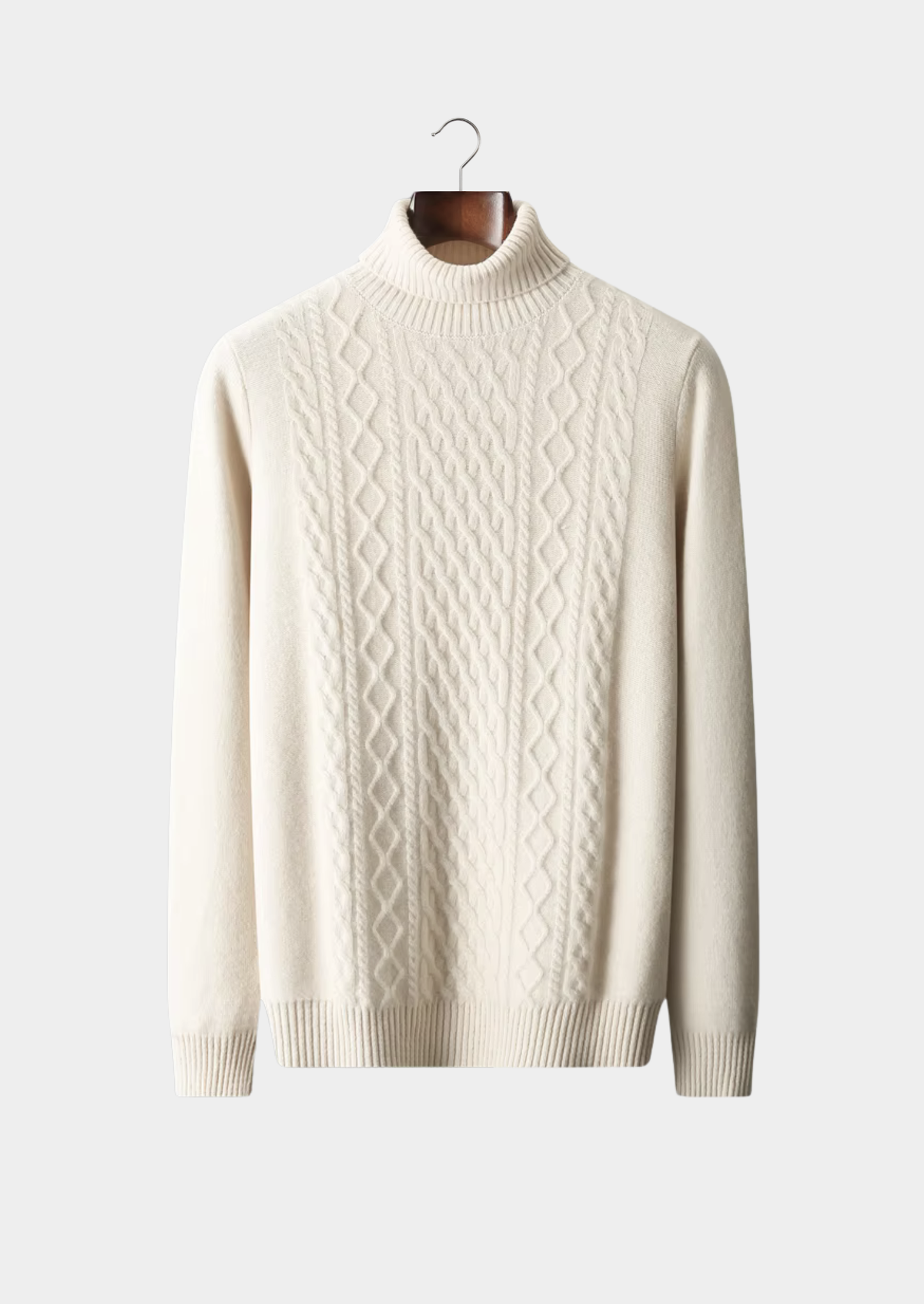 Men's Extra-Fine Merino Wool Heavyweight Rollneck – Winter Knitwear – ASCENDARY®