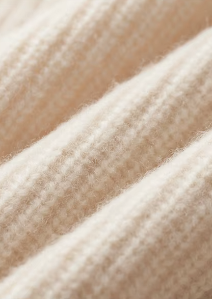 PURE EXTRA-FINE MERINO WOOL HALF ZIPPER HOODIE