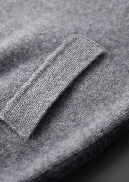Men's 100% Cashmere Leisure Set – Sand – Zip Hoodie & Joggers – ASCENDARY®