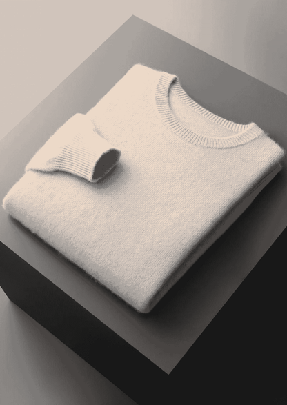 Men's Extra-Fine Merino Wool Crewneck Sweater – Classic Fit – ASCENDARY®
