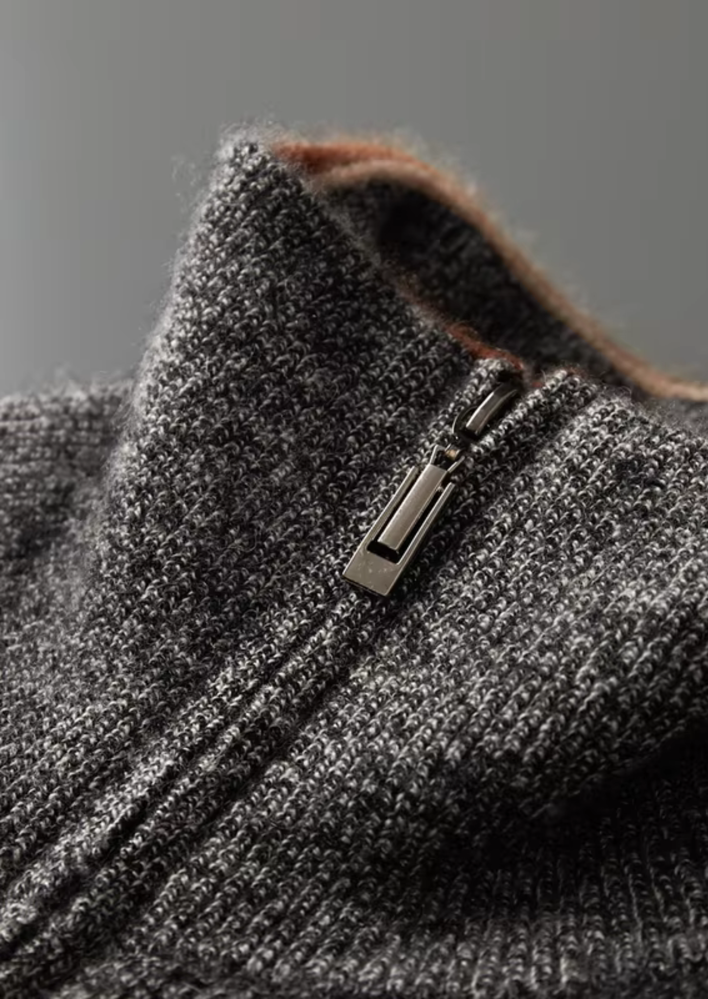 100% Cashmere Striped Zip Cardigan – ASCENDARY®