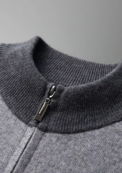 Men's 100% Cashmere Leisure Set – Sand – Zip Hoodie & Joggers – ASCENDARY®