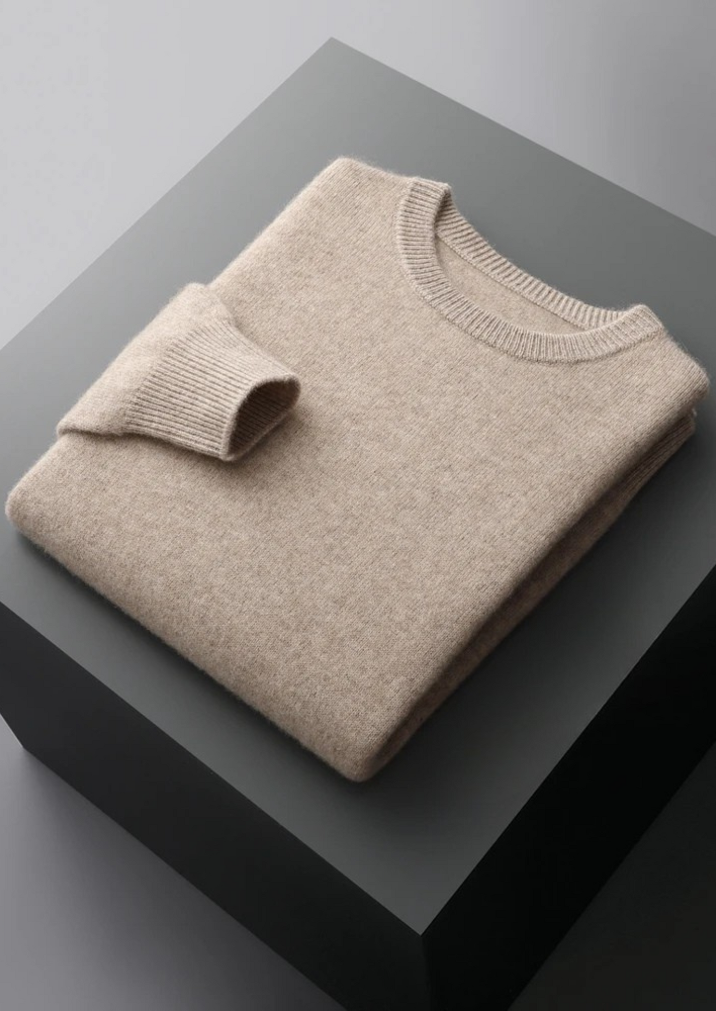 Men's Extra-Fine Merino Wool Crewneck Sweater – Classic Fit – ASCENDARY®