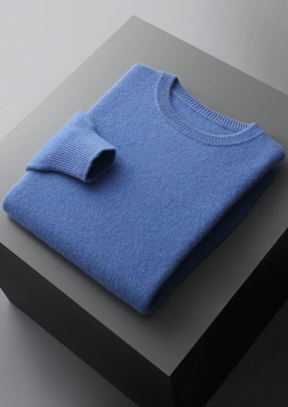 Men's Extra-Fine Merino Wool Crewneck Sweater – Classic Fit – ASCENDARY®