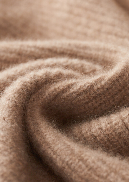 PURE CASHMERE BUTTON OVERSHIRT
