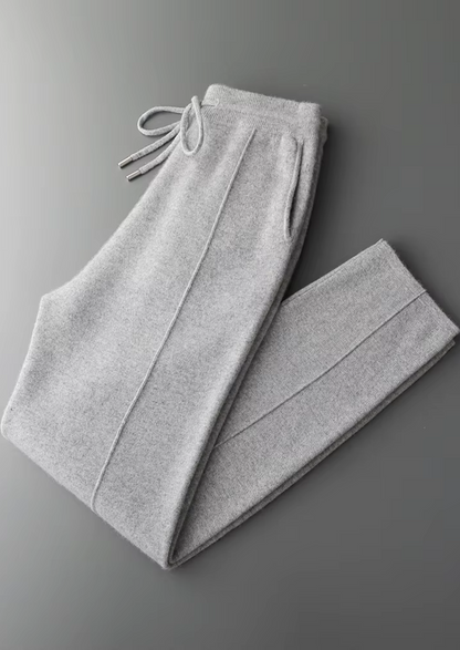 Men's 100% Cashmere Leisure Trousers – Tailored Fit – ASCENDARY®
